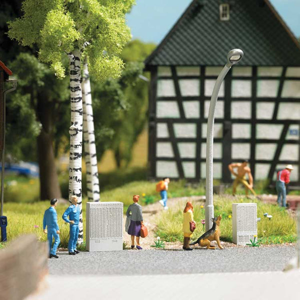 Black Forest® Hobby Supply Co Busch 7772 HO Scale Electrical Cable Cabinets -- pkg(4) — HO Scale Scenery > Busch