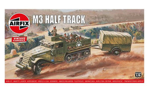 Airfix 2318 1/76 White M3A1 Halftrack Personnel Carrier w/Trailer