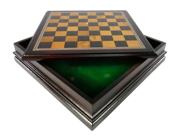 Little Shop of Magic Chess Set - Metal Staunton Chessmen in Wood Chest — Board Game