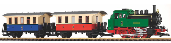 Black Forest® Hobby Supply Co Piko 38130 G Scale Classic BR80 Steam Passenger Starter Set — G Scale Train Sets > Piko