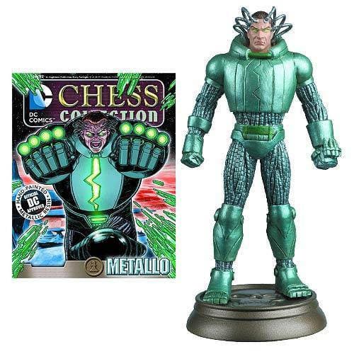 ToyShnip Eaglemoss DC Superhero Metallo Black Pawn Chess Piece with Collector Magazine — Toys & Games