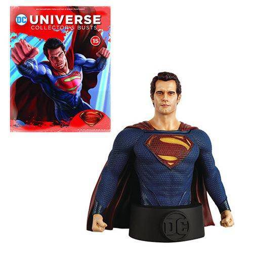 ToyShnip Eaglemoss DC Universe Man of Steel Movie Superman Bust with Collector Magazine #15 — Toys & Games
