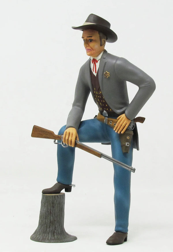 Atlantis Models 1:8 Wyatt Earp U.S. Marshal Figure (9.0 Inches Tall) — Model Kit