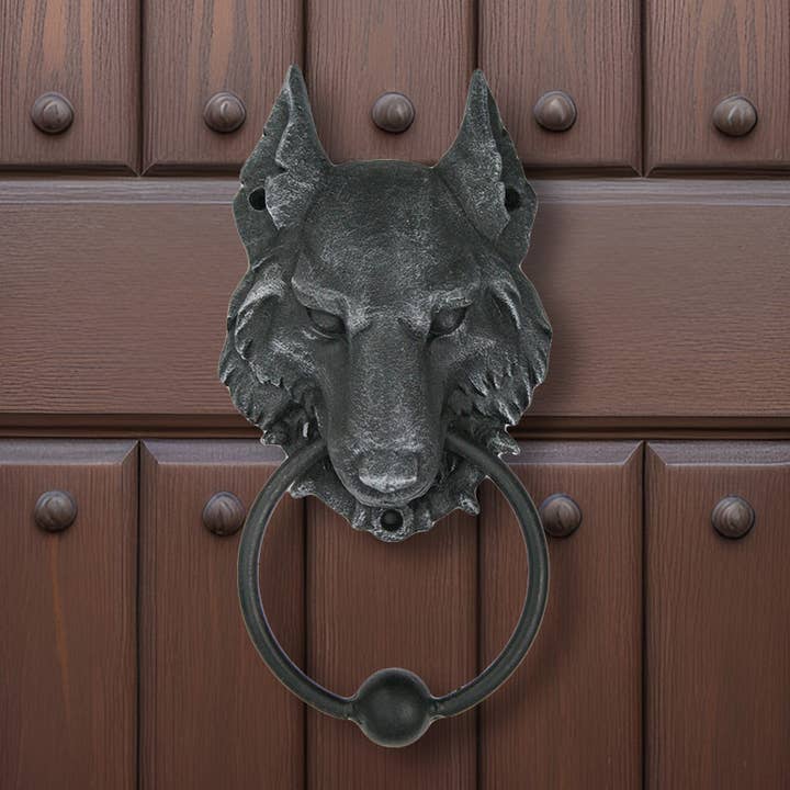 Wolf Gargoyle Door Knocker