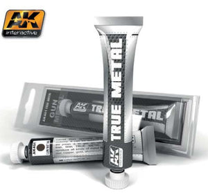 Black Forest® Hobby Supply Co AK Interactive 461 True Metal: Gun Metal Wax Paint 20ml Tube — Glues, Paints, Tools > AK
