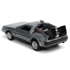 Jada Back to the Future die-cast 1:32 scale "Hollywood Rides" DeLorean Time Machine — Die-cast Model Cars