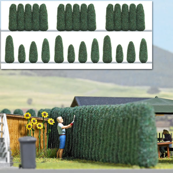 Black Forest® Hobby Supply Co Busch 1270 HO Scale Trees of Life Shrubs - Assembled — HO Scale Scenery > Busch