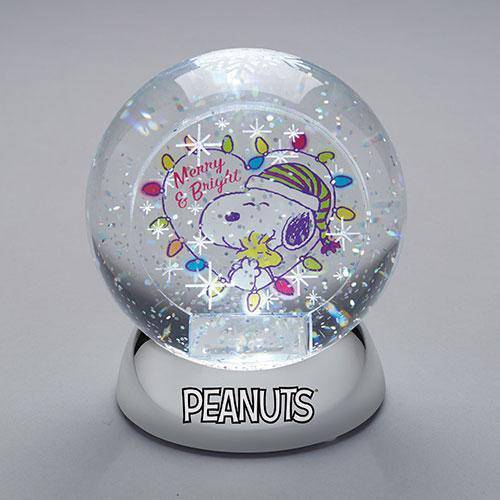 ToyShnip Enesco Peanuts - Snoopy and Woodstock - Merry & Bright Waterdazzler 4.5" Waterball/Snow Globe — Toys & Games