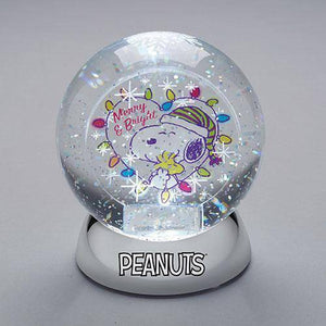 ToyShnip Enesco Peanuts - Snoopy and Woodstock - Merry & Bright Waterdazzler 4.5" Waterball/Snow Globe — Toys & Games