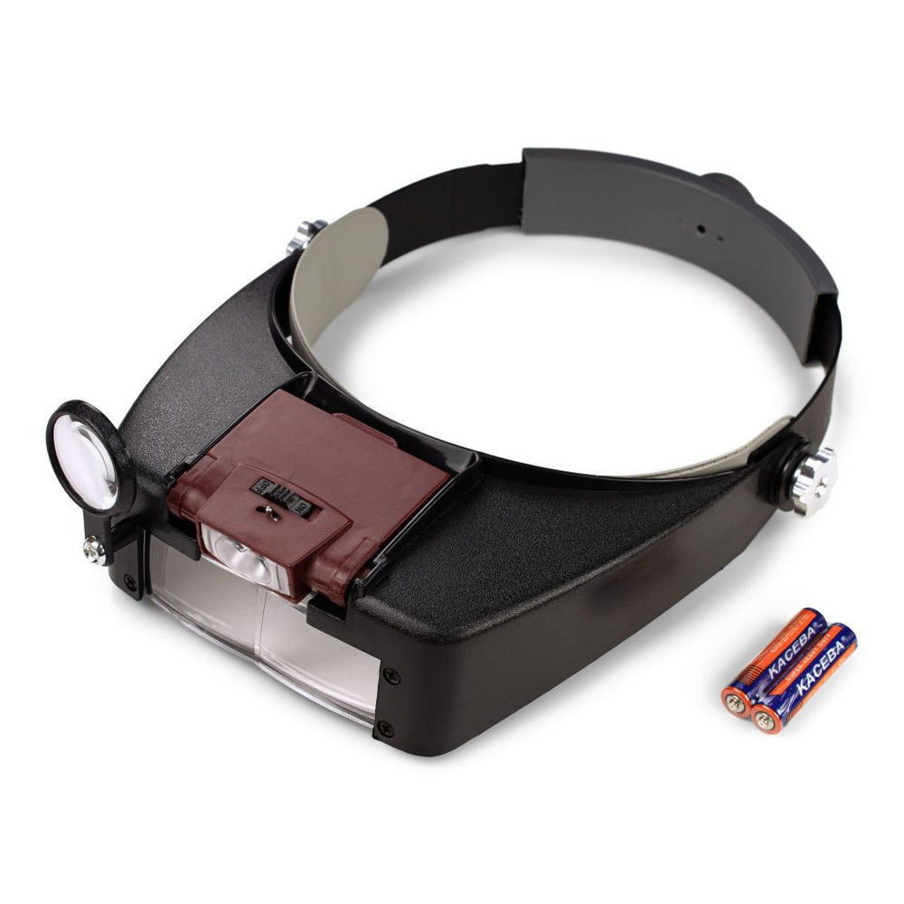 Enkay Adjustable LED Lighted Magnifying Visor