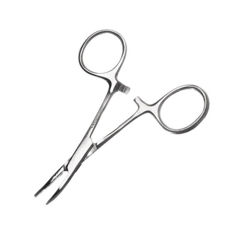 Enkay All Purpose Clamp 3 1/2" Curved Hemostat, Carded