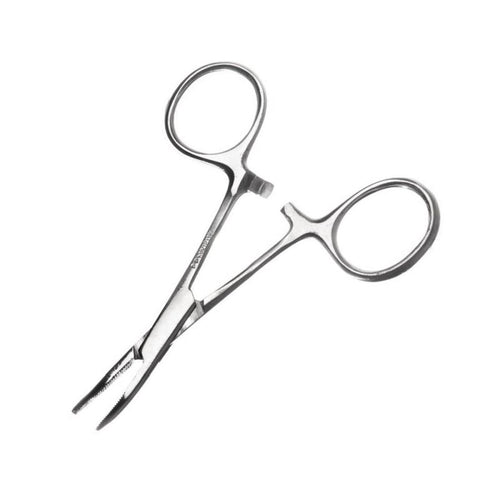 Enkay All Purpose Clamp 3 1/2" Curved Hemostat, Carded