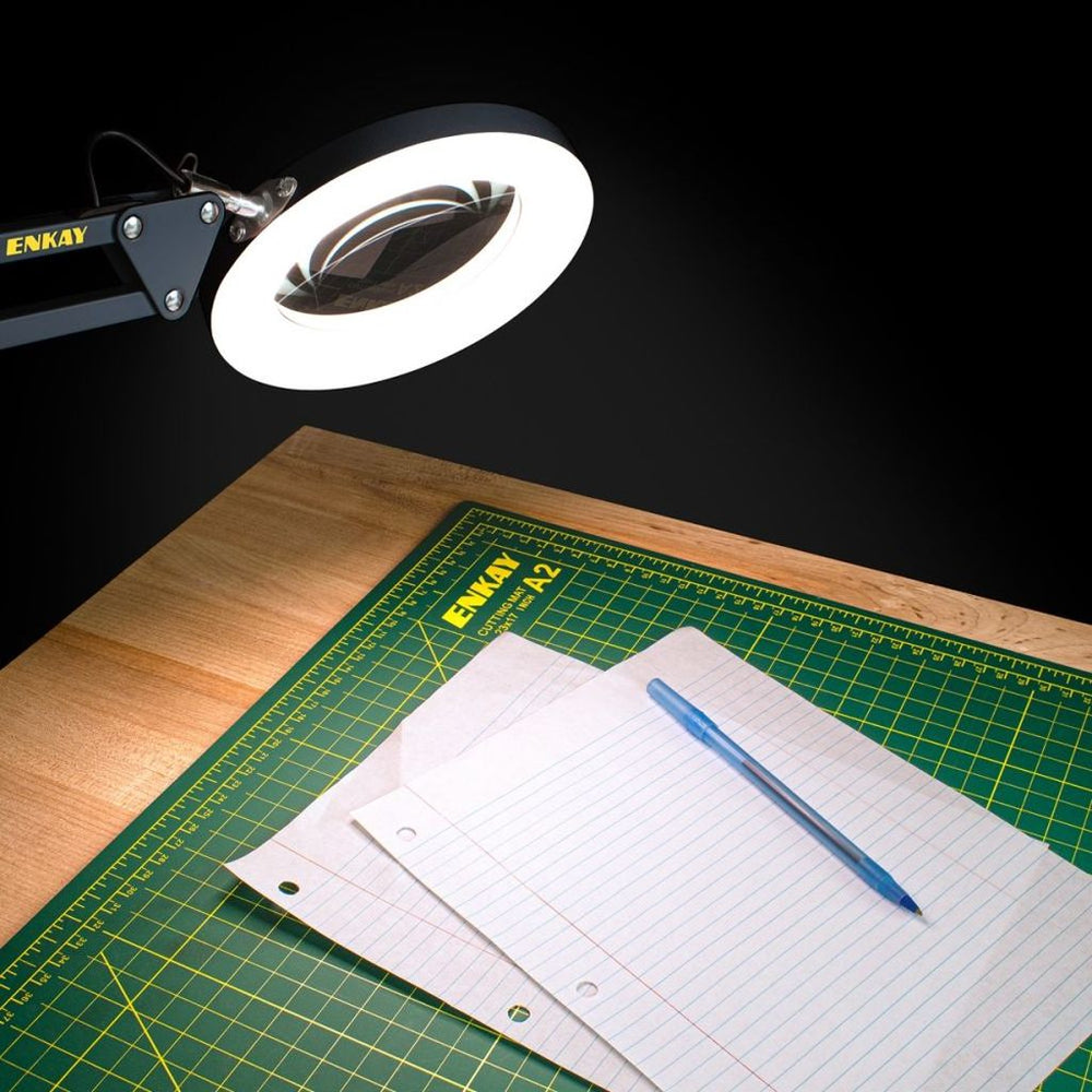 Enkay Magnifying Ring Light & Phone Attachment Bundle