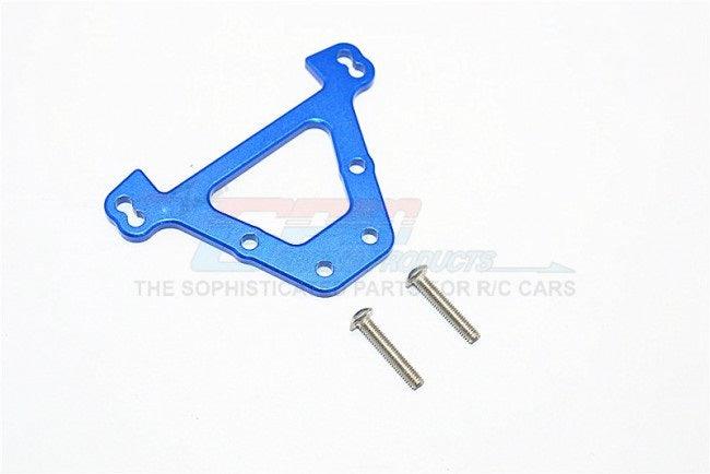 GPM ALUMINUM REAR BULKHEAD Blue Traxxas E-Revo