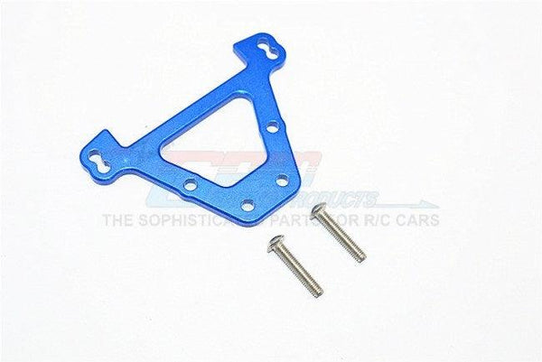 GPM ALUMINUM REAR BULKHEAD Blue Traxxas E-Revo