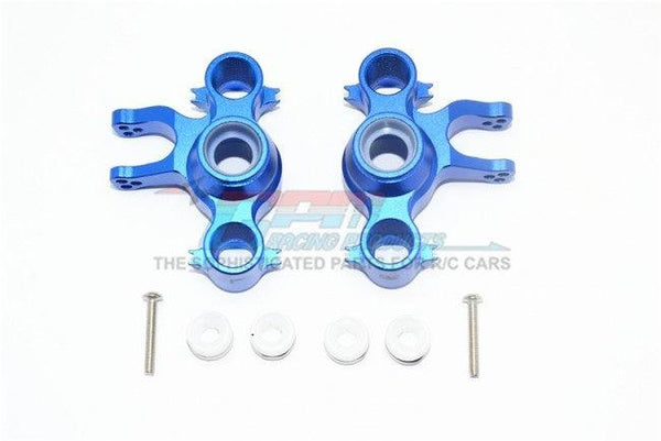 GPM ALUMINUM FRONT REAR KNUCKLE ARMS REVO SUMMIT T-MAXX SLAYER PRO 4X4 BLUE