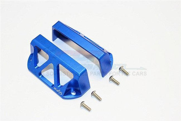 GPM ALUMINUM SERVO PROTECTOR Blue Traxxas E-Revo