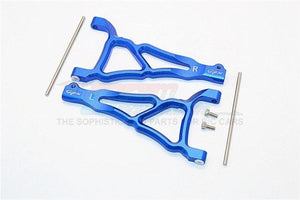 GPM ALUMINUM FRONT UPPER SUSPENSION ARM TRAXXAS E-REVO REVO SUMMIT BLUE