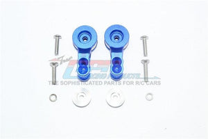 GPM ALUMINUM 25T SERVO HORN W BUILT-IN SPRING TRAXXAS REVO / SUMMIT / X0-1 BLUE