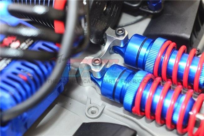 GPM ER2030-BLUE ALUMINUM REAR DAMPER MOUNT TRAXXAS REVO / SUMMIT / E-REVO