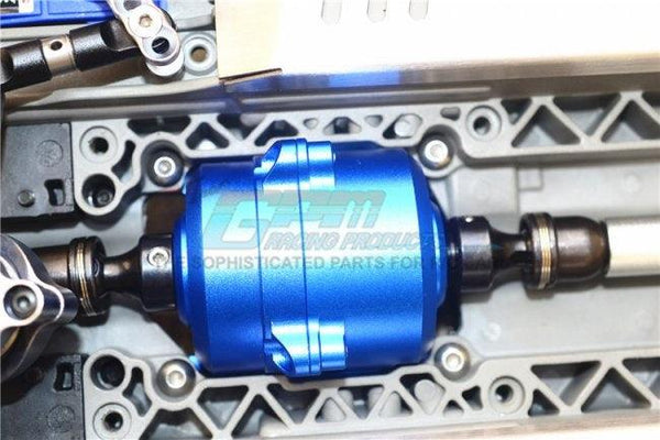 GPM ER2038-BLUE ALUMINUM CENTER GEARBOX TRAXXAS E-REVO