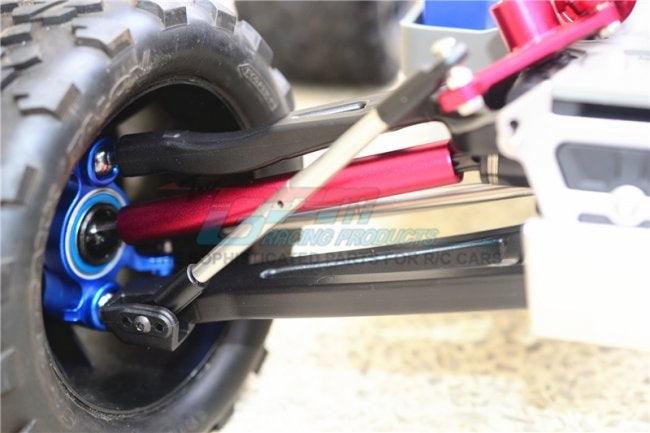 GPM ALUMINUM BODY AND STEEL JOINT ADJUSTABLE F/R CVD TRAXXAS E-REVO SILVER