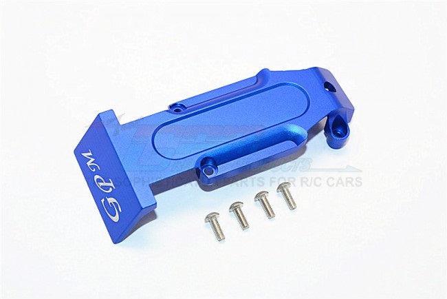 GPM ER331R-BLUE ALUMINUM REAR SKID PLATE TRAXXAS E-REVO BRUSHLESS