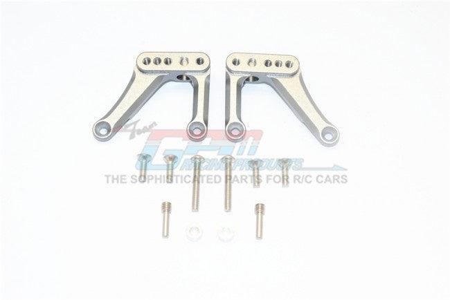 GPM ES030-GUNSILVER ALUMINUM REAR SHOCK MOUNT ASSOCIATED ENDURO