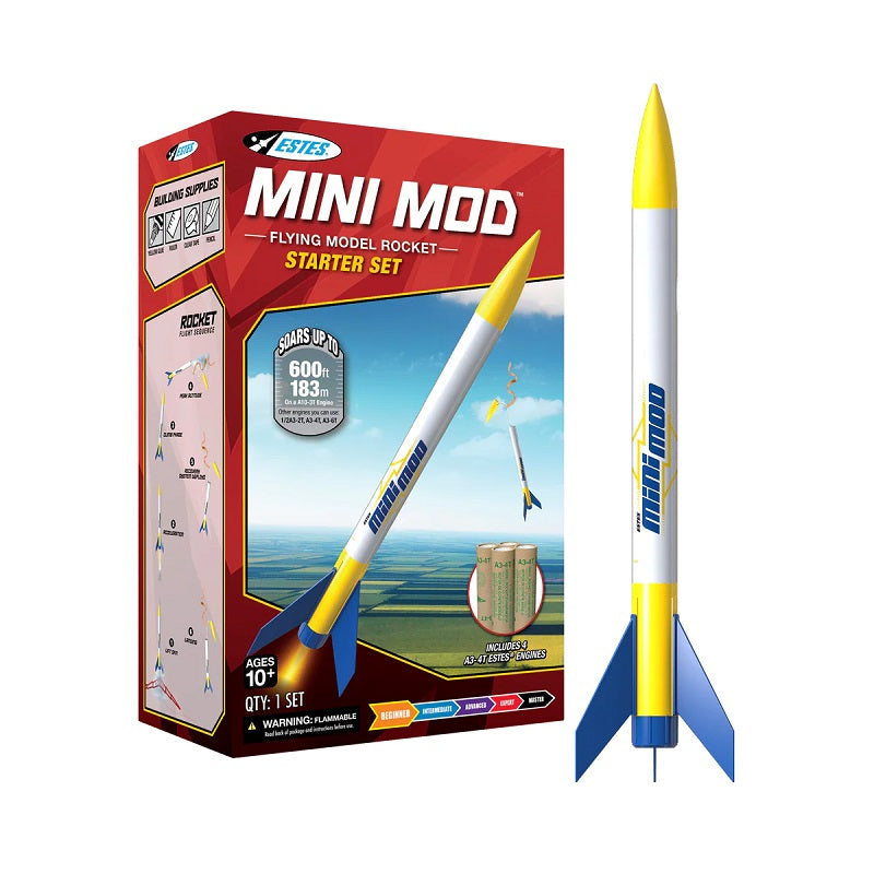 Estes Rockets Mini Mod STEM Model Rocket Starter Set