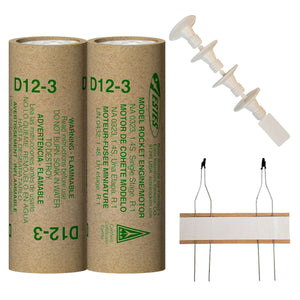 D12-3 Model Rocket Engines (2pk)