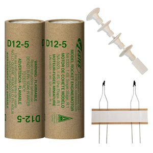 Estes Rockets - D12-5 Model Rocket Engines (2pk)