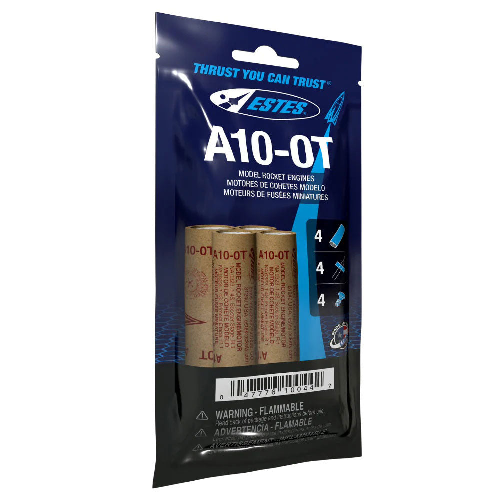 Estes Rockets - A10-0T Engines - 4 pack