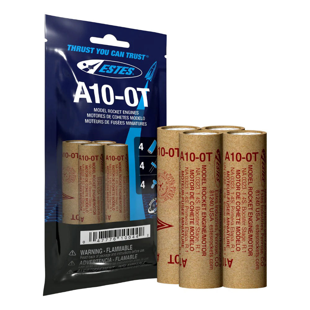 Estes Rockets - A10-0T Engines - 4 pack