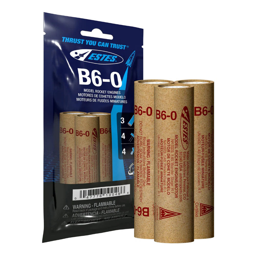ESTES - B6-0 Model Rocket Engines (3pk)