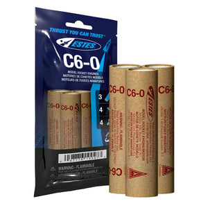 C6-0 Model Rocket Engines (3pk)