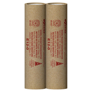 E12-0 Model Rocket Engines, (2pk)