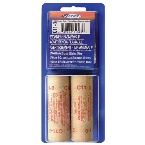 ESTES - C11-0 Model Rocket Engines (2pk)