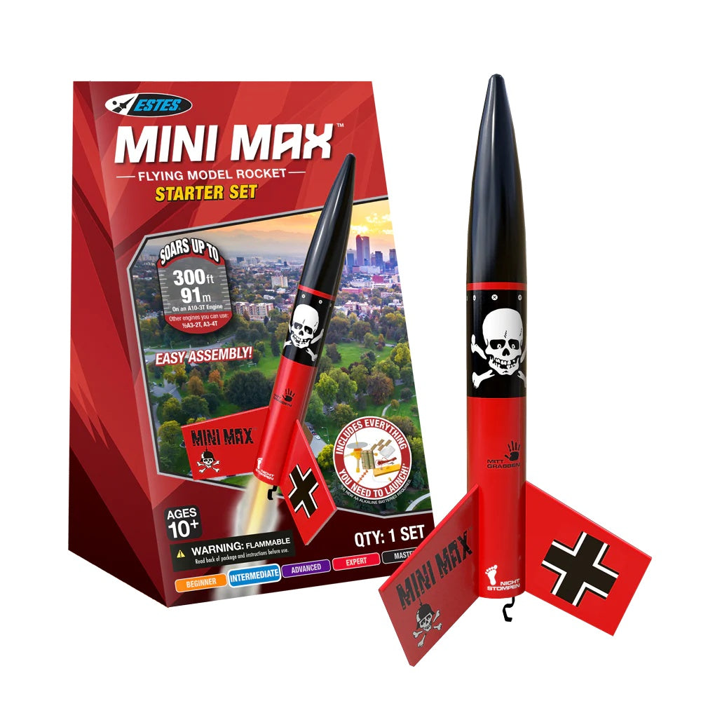 Estes Rockets - Mini Der Red Max Starter Set