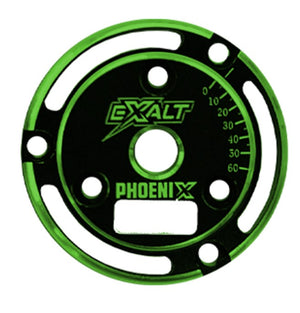 Black Phoenix Endplate with Green Chamfered Edges