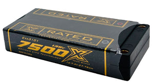 Exalt 1S 3.7V 7500MAH 135C X-Rated LiPo Battery Series