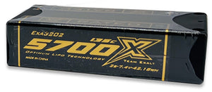 Exalt 2S/7.4V-5700MAH-135C Shorty w/5mm Bullets, X-Rated LiPo