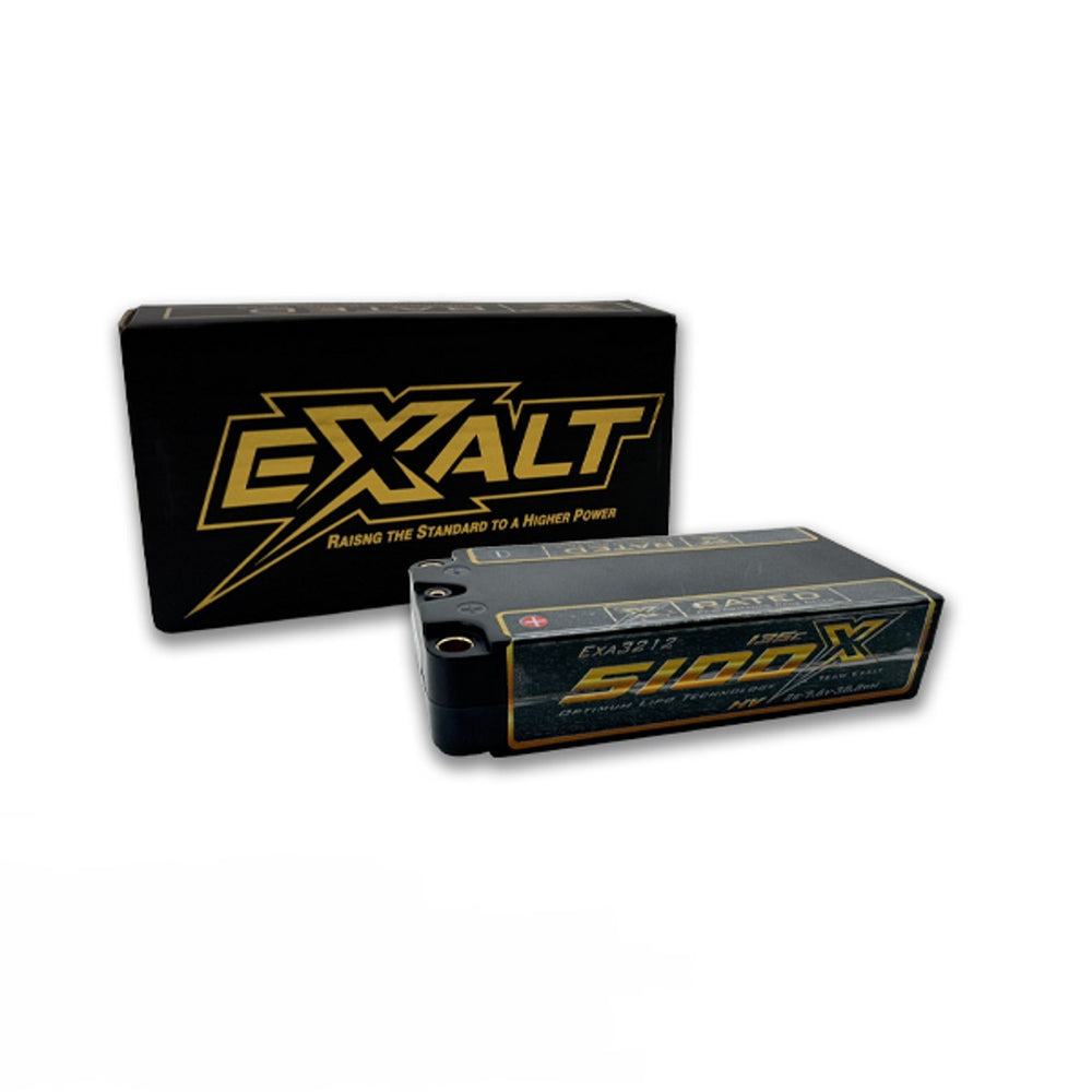 Exalt X-Rated 2S 135C HVX Hardcase LCG Shorty Lipo Battery