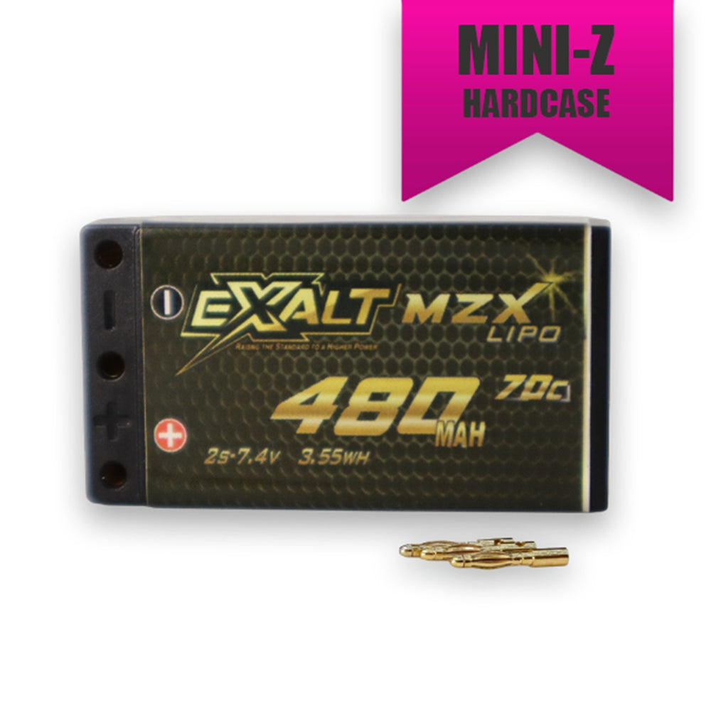 Exalt X-Rated 2S 70C Mini Z Shorty LiPo Battery (7.4V/480mAh)