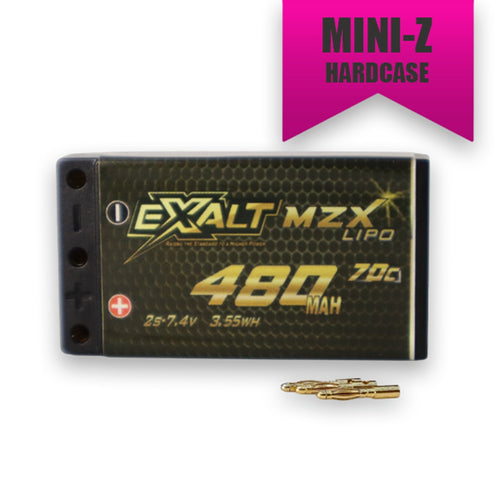 Exalt X-Rated 2S 70C Mini Z Shorty LiPo Battery (7.4V/480mAh)