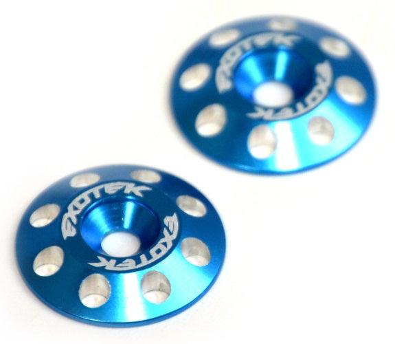 Exotek 1678BLU Flite Wing Button V2 6061 (2) Associated RC10B6 S-Workz S104