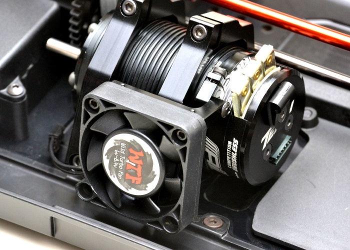 Exotek Racing 1914BLU Exo Fan Mount V2 Clamp On Set For 1/8 Truck And Buggies