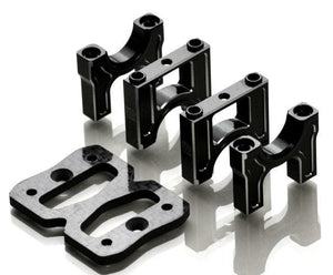 Exotek Racing 1924 HD Center Bulkhead Set W/Carbon Upper Plate Losi 8ight-XE