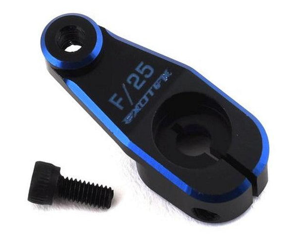Exotek 1948 Aluminum AE HD Servo Horn (Black/Blue) (25T Futaba/Savox/ProTek)