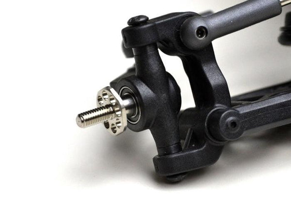 Exotek exo1976 Associated DR10 TITANIUM FRONT AXLES, 1 PAIR