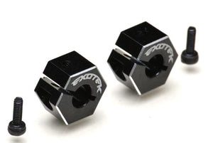 Exotek 1989 Drag Rear Clamping 8mm Hex (Black) (2) TLR 22